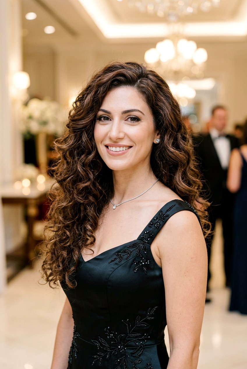 Long Hair with Layers and Volume - 20 long layers for round face women - 20 long layers for round face women