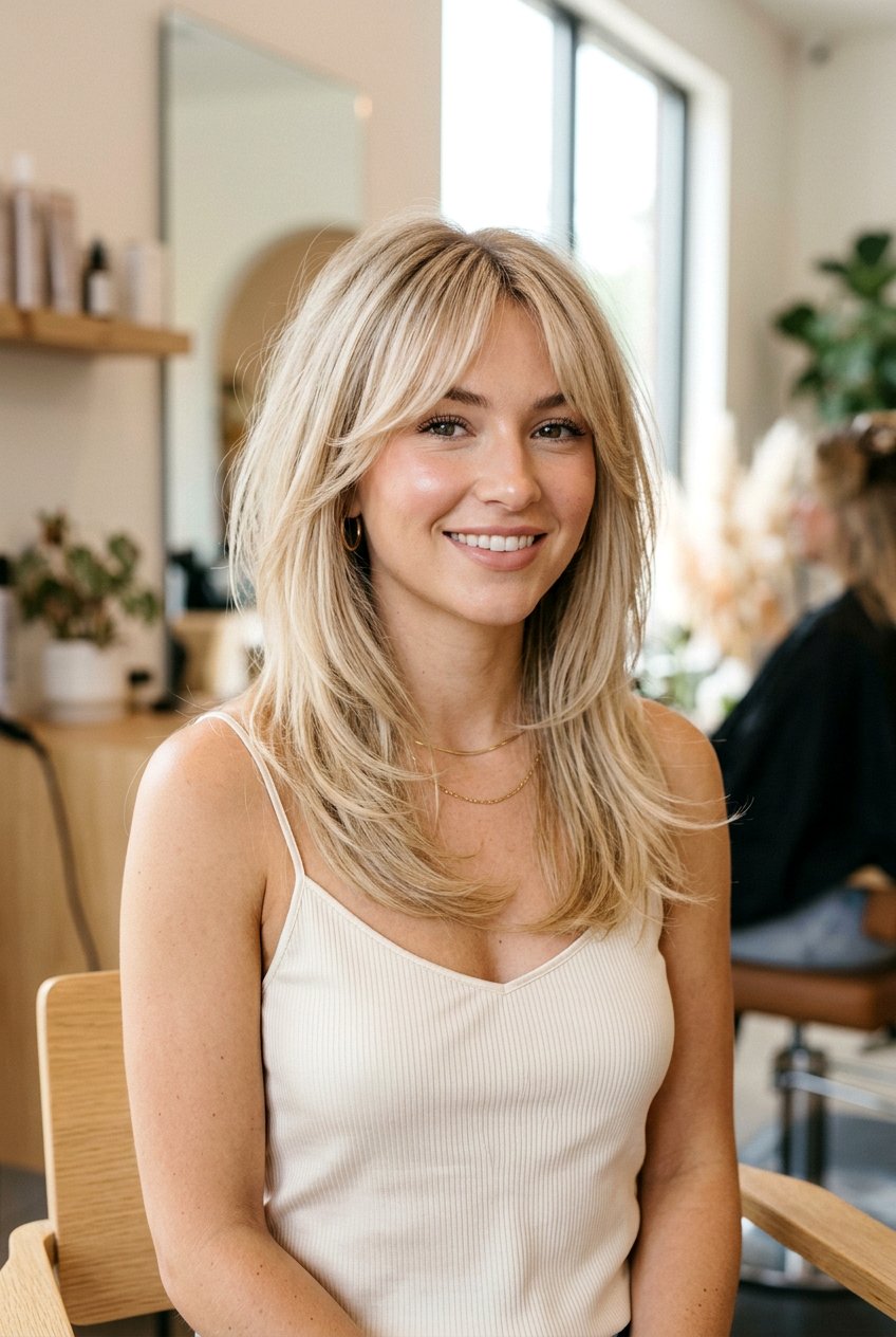 Long Haircut With Airy Curtain Bangs For Fine Hair - 20 long haircut with airy curtain bangs - 20 long haircut with airy curtain bangs