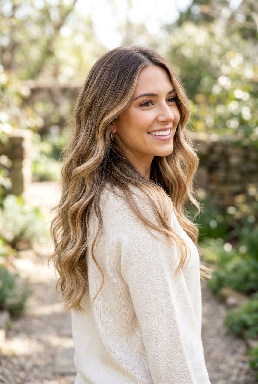 Long Haircut With Invisible Layers And Balayage - 20 long haircut with invisible layers - 20 long haircut with invisible layers