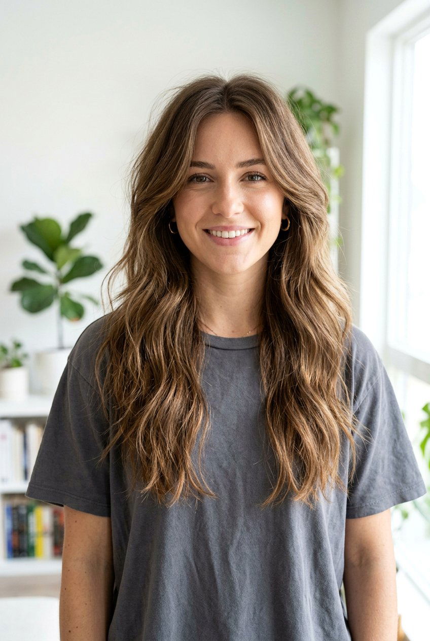 Long Haircut With Invisible Layers And Soft Shag Effect - 20 long haircut with invisible layers - 20 long haircut with invisible layers