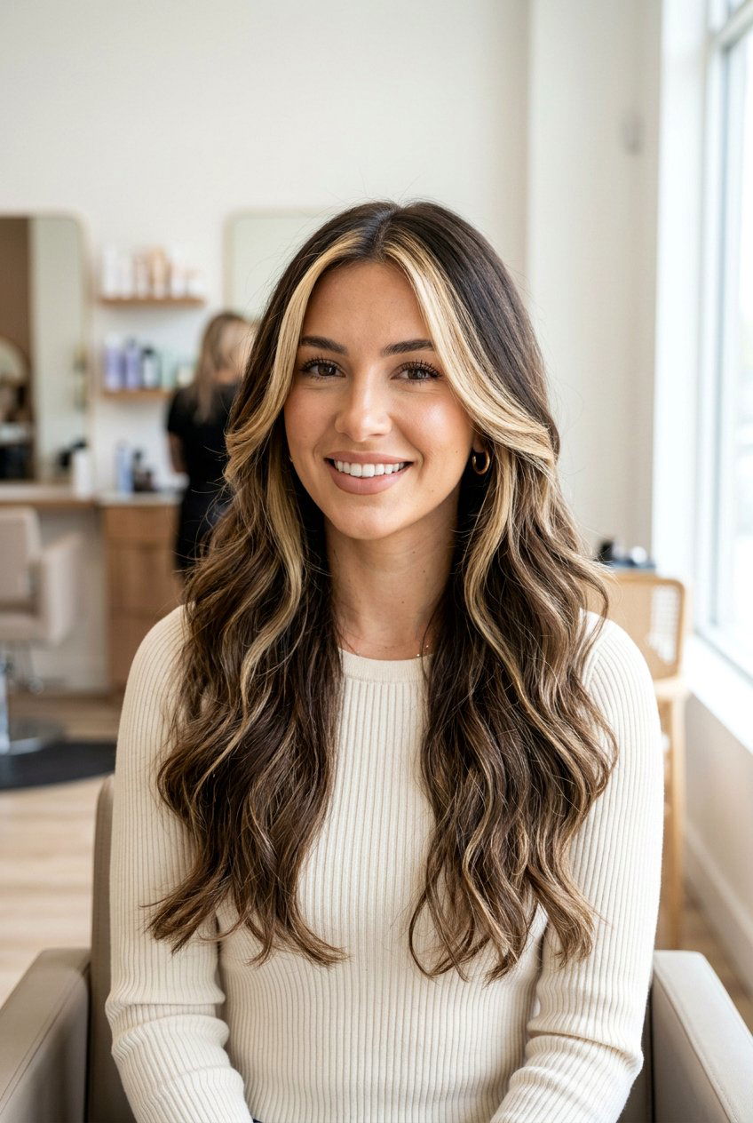 Long Haircut With Money Piece Face Framing - 20 face framing haircut for long hair - 20 face framing haircut for long hair