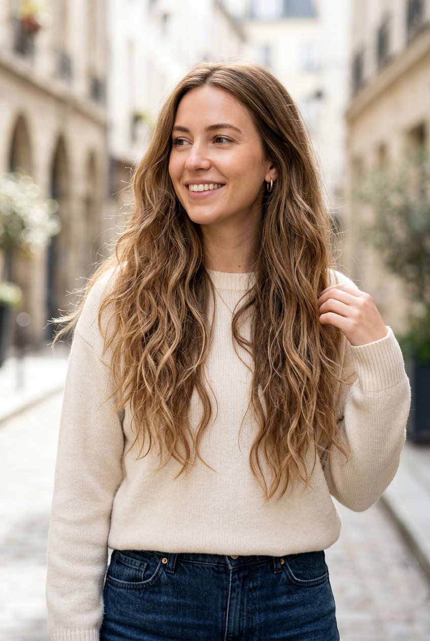 Long Haircut With Textured Ends - 20 cute long haircuts for women - 20 cute long haircuts for women