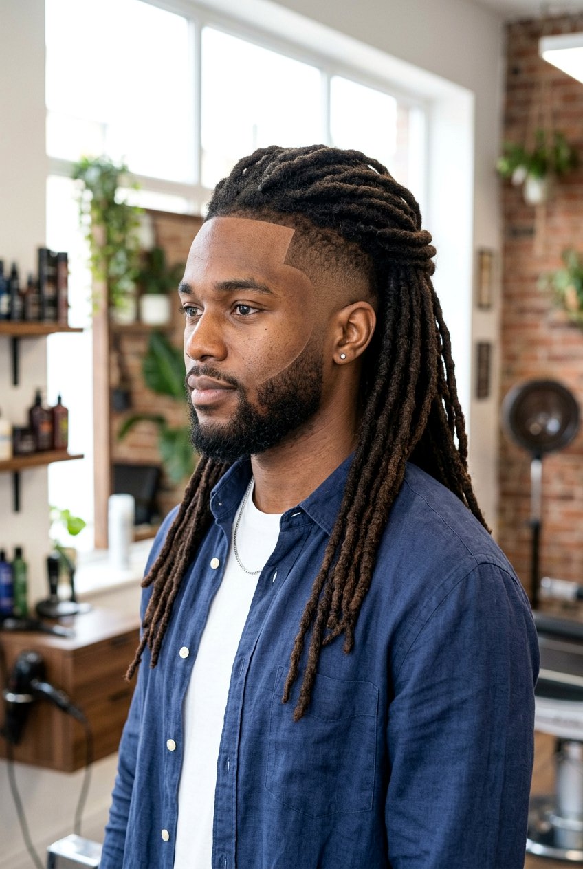 Long High Top Dreads With Drop Fade - 20 high top dreads haircut - 20 high top dreads haircut