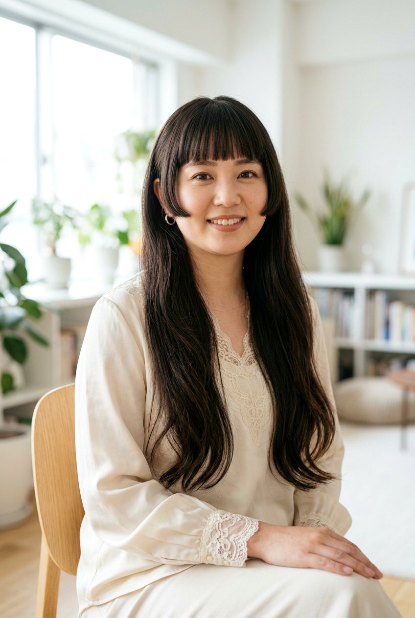 Long Hime with Extensions - 20 modern hime haircut - 20 modern hime haircut