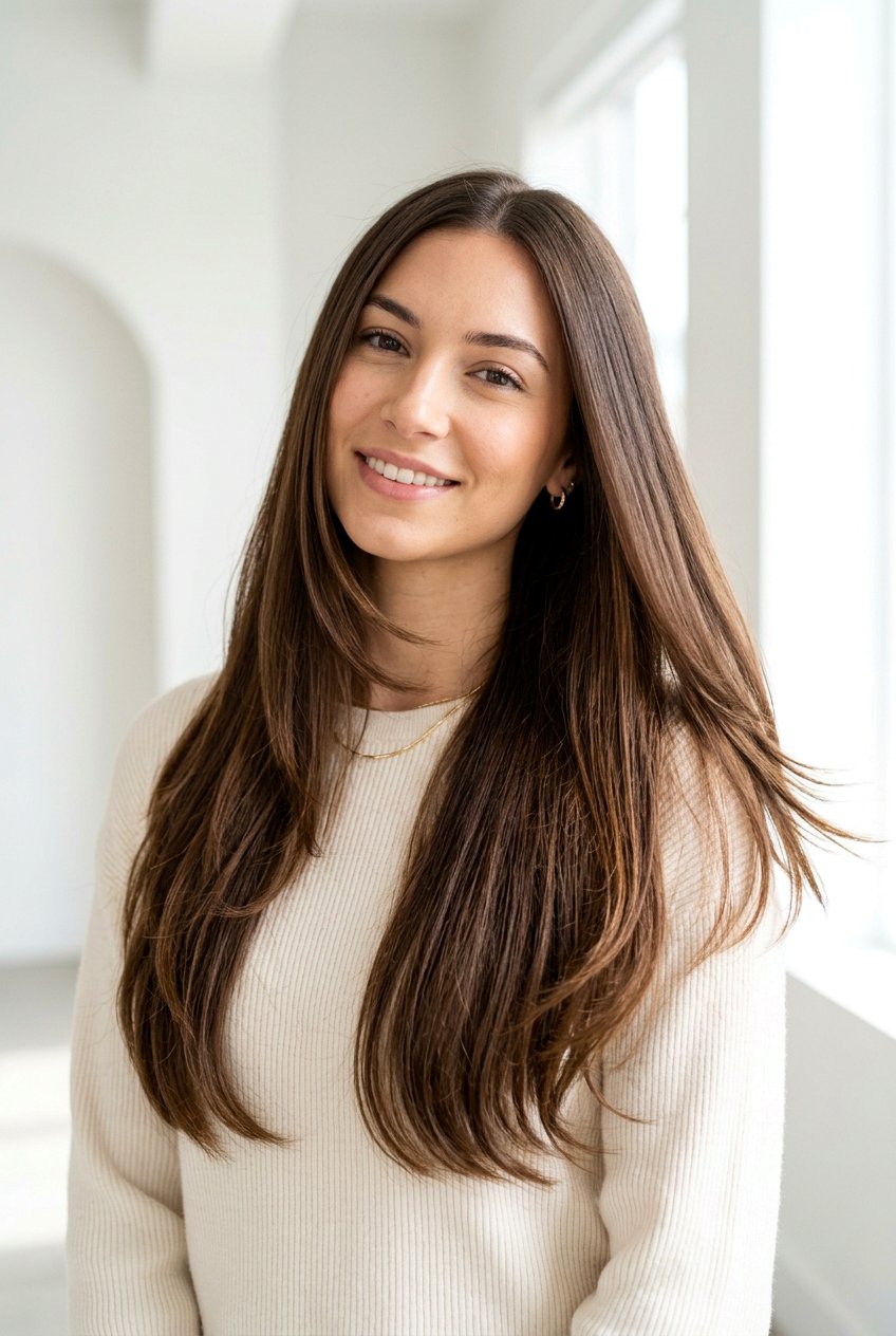 Long Internal Layers - 20 haircuts for long straight hair - 20 haircuts for long straight hair