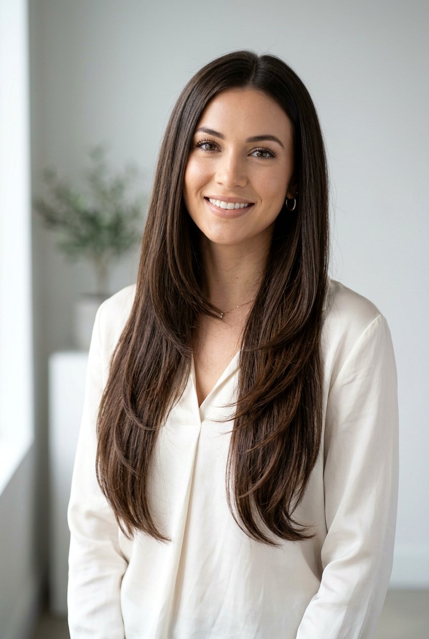 Long Internal Layers - 20 sleek layered haircut for straight hair women - 20 sleek layered haircut for straight hair women