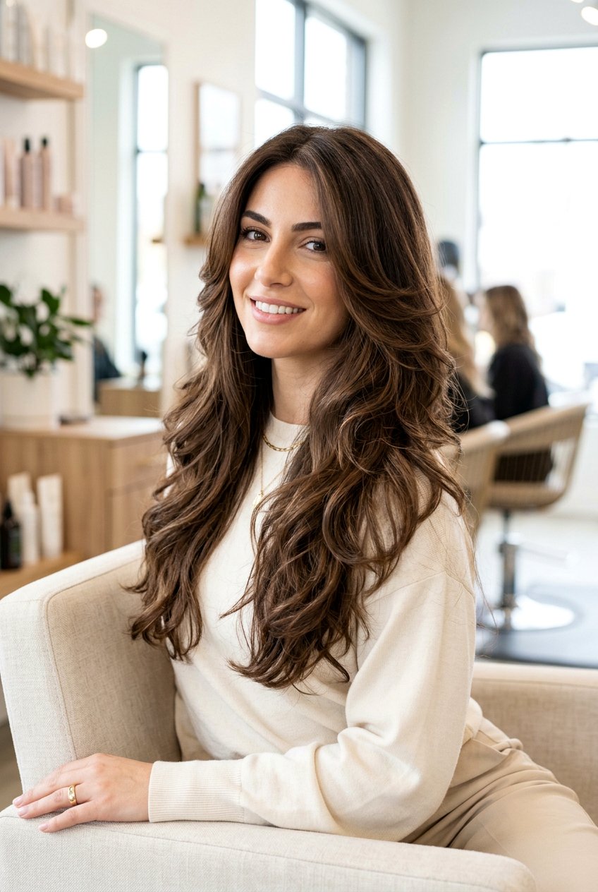 Long Italian Layered Haircut - 20 glamorous long haircut with layers - 20 glamorous long haircut with layers