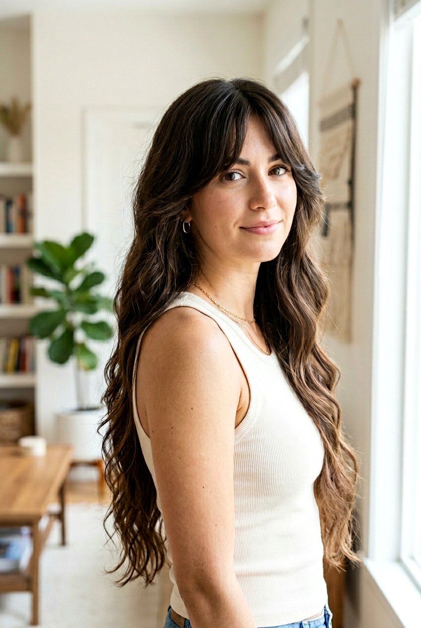 Long Jellyfish Haircut With Curtain Bangs - 20 jellyfish haircut with bangs - 20 jellyfish haircut with bangs