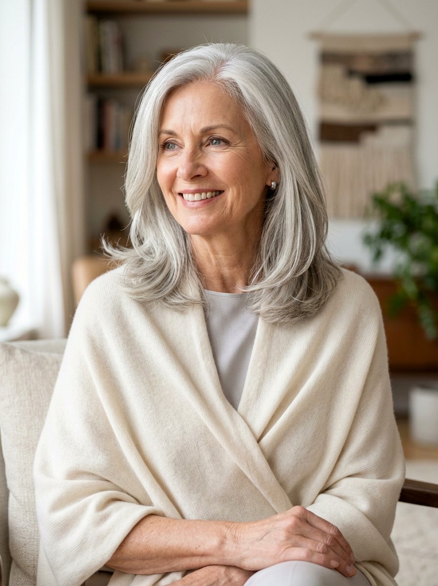 Long Layered Bob - 20 layered bob for women over 70 - 20 layered bob for women over 70