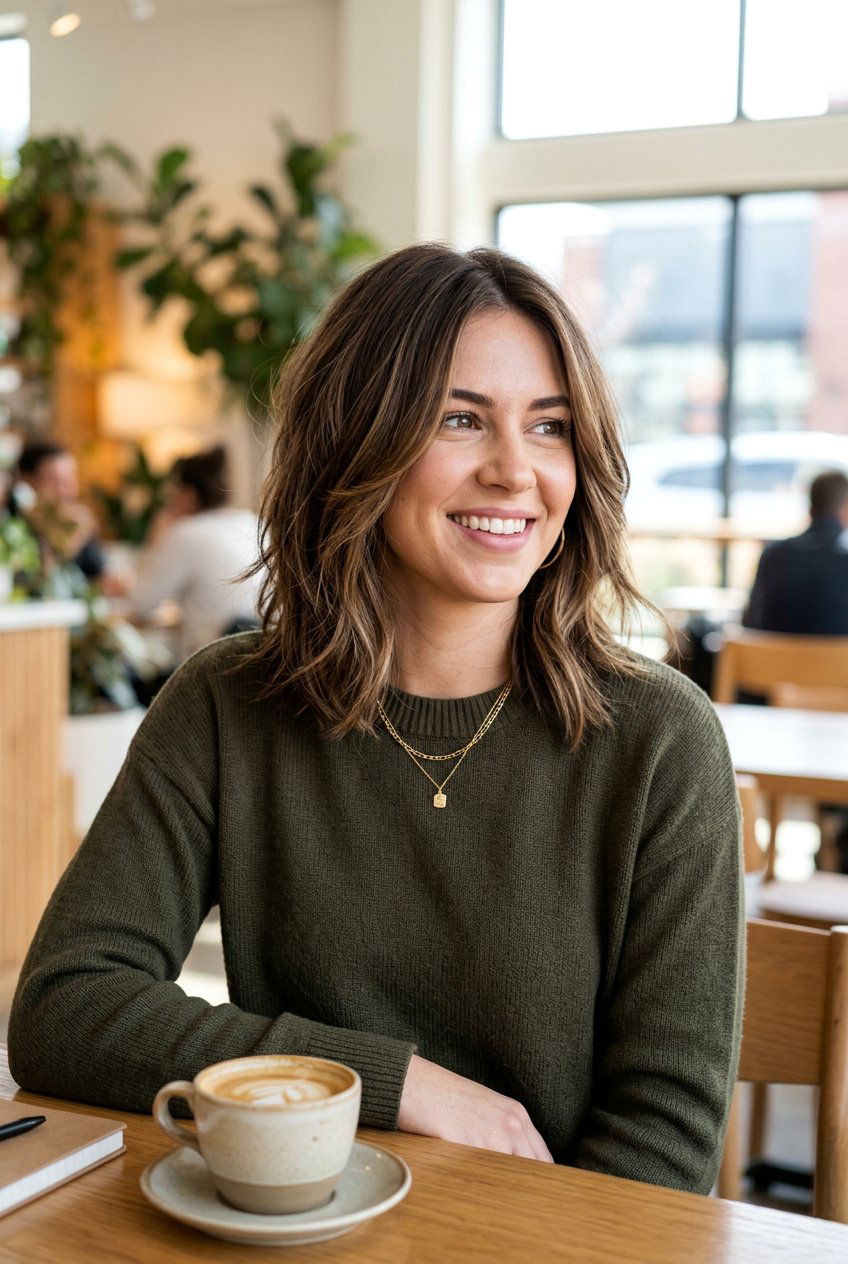 Long Layered Bob For Shoulder Length Hair - 20 layered long bob for women - 20 layered long bob for women