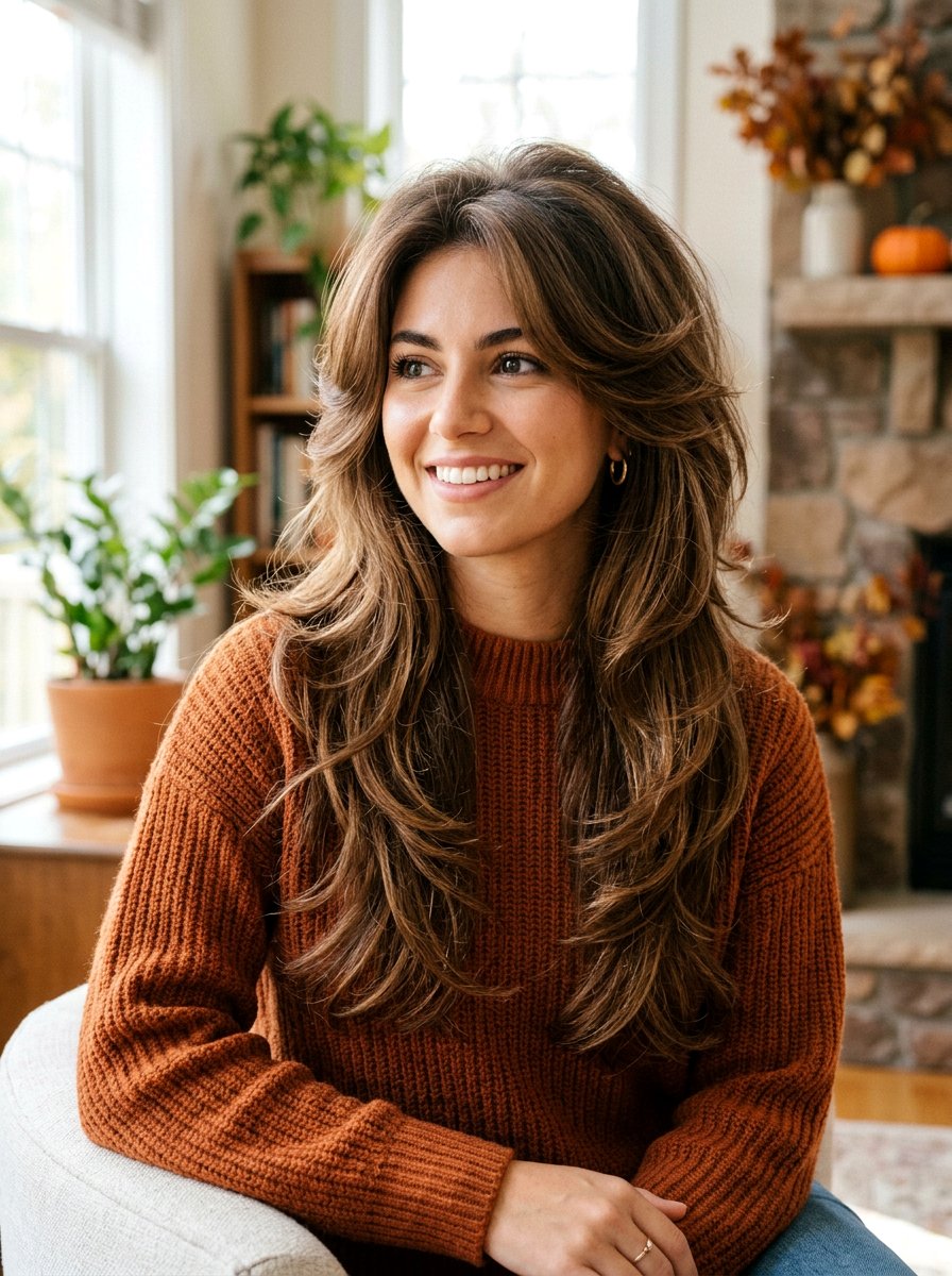 Long Layered Butterfly Haircut - 20 layered butterfly haircut for fine hair - 20 layered butterfly haircut for fine hair