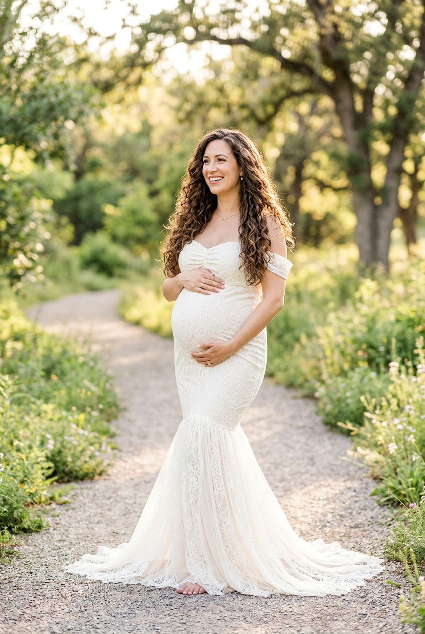 Long Layered Curls Maternity Photos - 20 maternity shoot curls hairstyle - 20 maternity shoot curls hairstyle