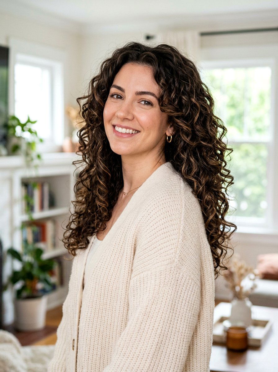 Long Layered Curly Cut - 20 haircut for transition from relaxed to natural hair - 20 haircut for transition from relaxed to natural hair