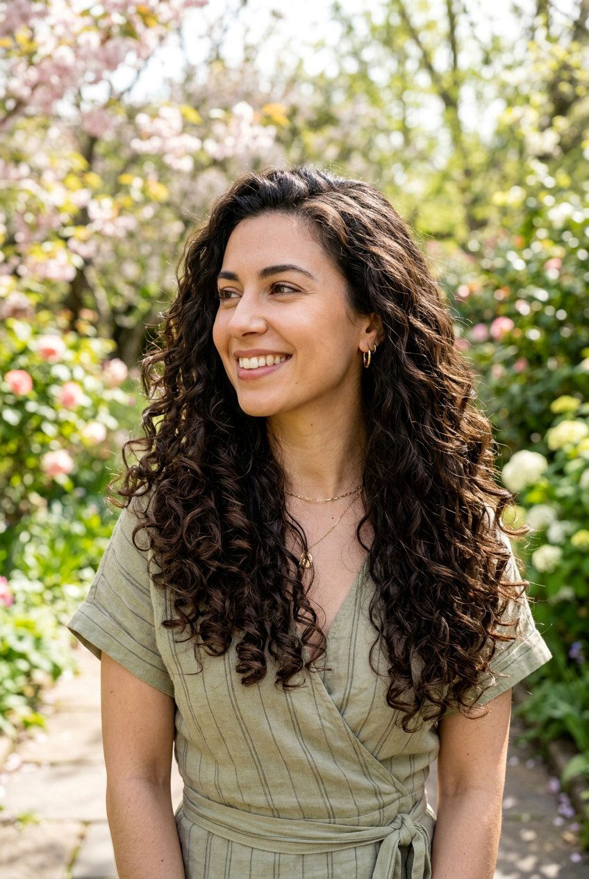 Long Layered Curly Haircut - 20 long haircut for naturally curly hair - 20 long haircut for naturally curly hair