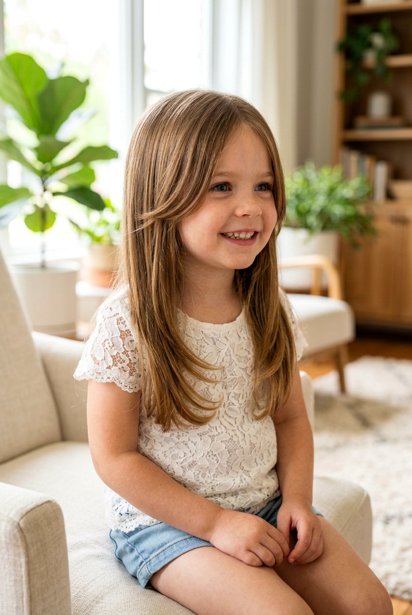 Long Layered Cut For Girls - 20 toddler haircut for fine straight hair - 20 toddler haircut for fine straight hair