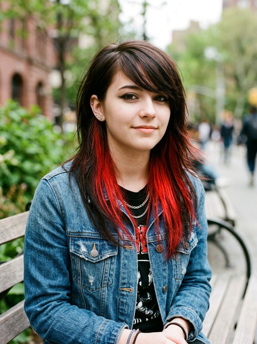 Long Layered Emo Haircut - 20 emo haircut ideas for girls - 20 emo haircut ideas for girls