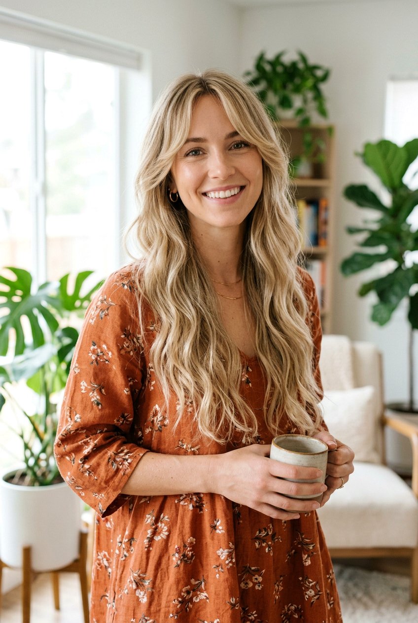 Long Layered Hair With Curtain Bangs For Thin Hair - 20 curtain bangs for thin hair - 20 curtain bangs for thin hair