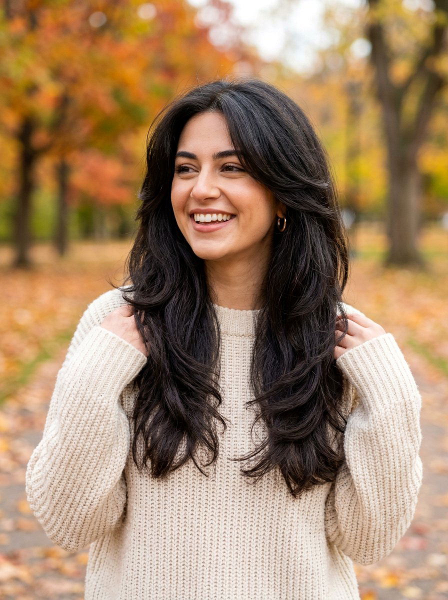 Long Layered Haircut For Thick Coarse Hair - 20 polished haircut for thick coarse hair - 20 polished haircut for thick coarse hair