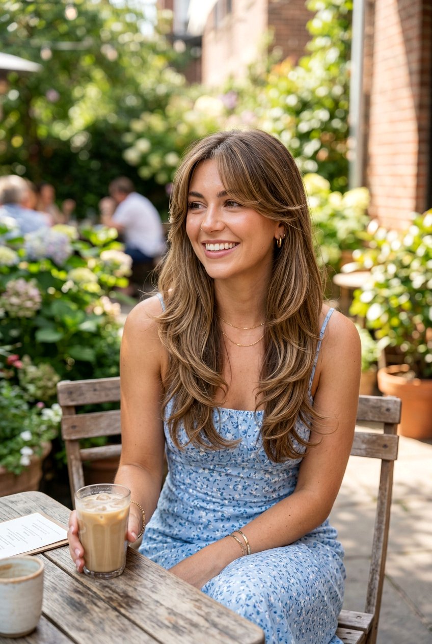 Long Layered Haircut With Curtain Bangs - 20 modern layered haircut with curtain bangs - 20 modern layered haircut with curtain bangs