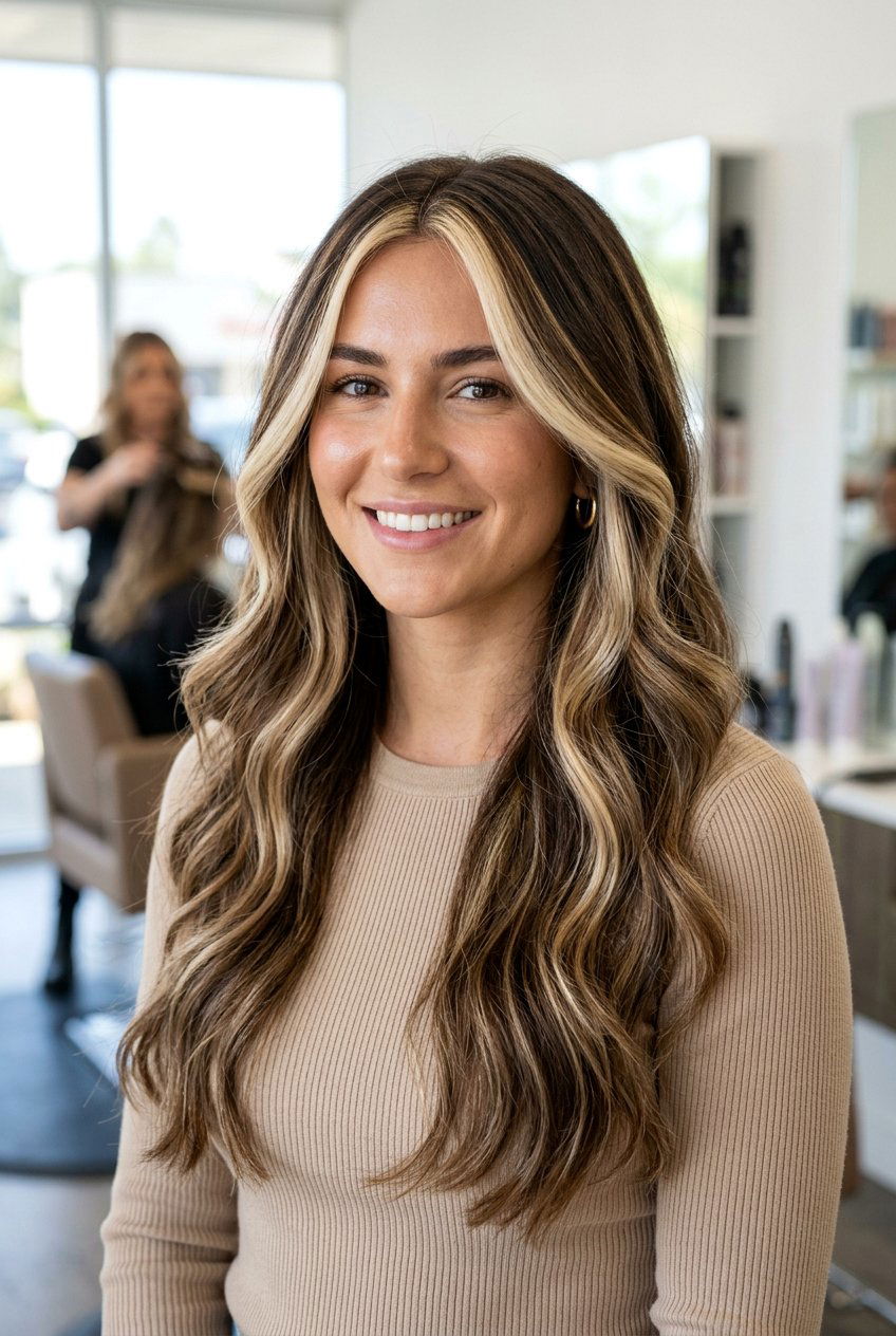 Long Layered Haircut With Face Framing Highlights For Thick Coarse Hair - 20 long haircut for thick coarse hair - 20 long haircut for thick coarse hair