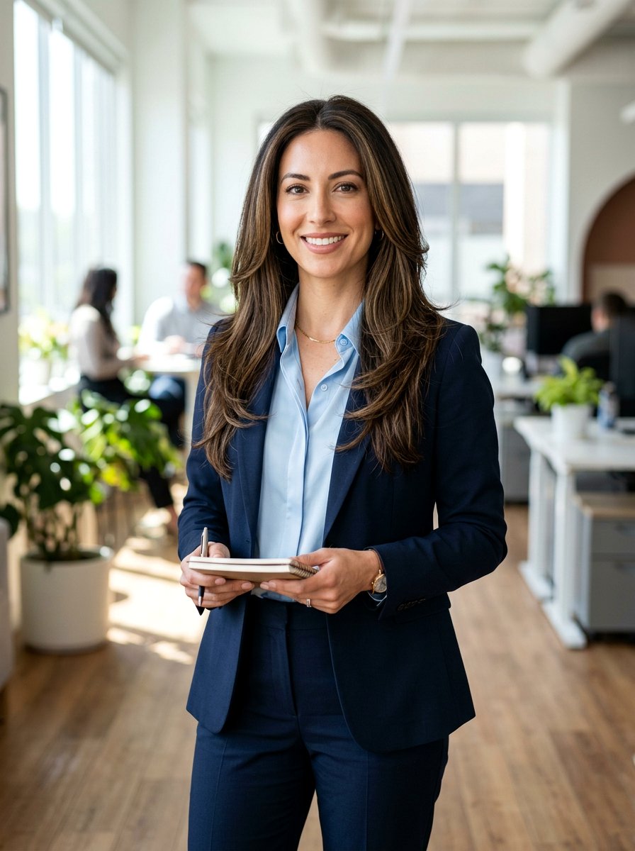 Long Layered Haircut With Understated Volume Blowout - 20 layered long haircut with blowout - 20 layered long haircut with blowout