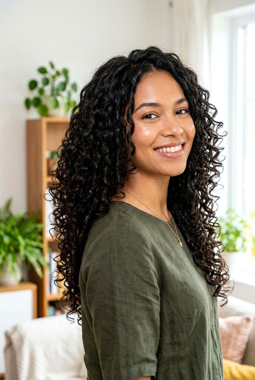 Long Layered Haircut for Curly Hair - 20 glamorous long haircut with layers - 20 glamorous long haircut with layers