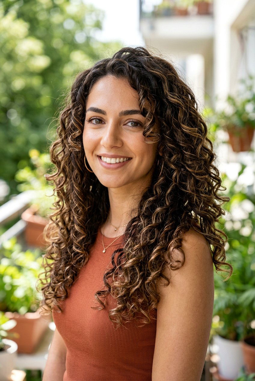 Long Layered Haircut for Curly Hair - 20 salon haircut ideas for long hair - 20 salon haircut ideas for long hair