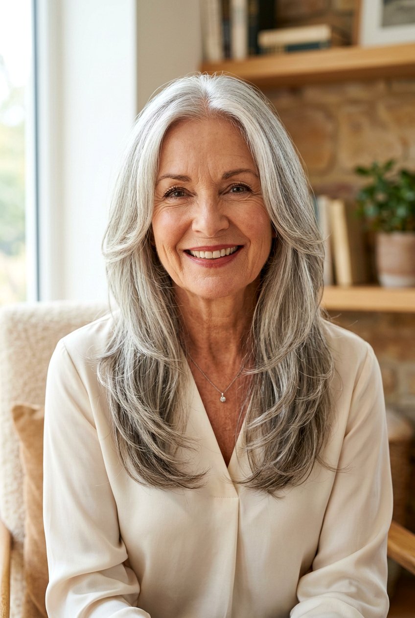 Long Layered Haircut for Women Over 70 - 20 long haircut for women over 70 - 20 long haircut for women over 70