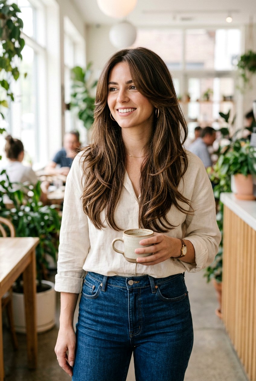 Long Layered Haircut with Face Framing Pieces - 20 glamorous long haircut with layers - 20 glamorous long haircut with layers