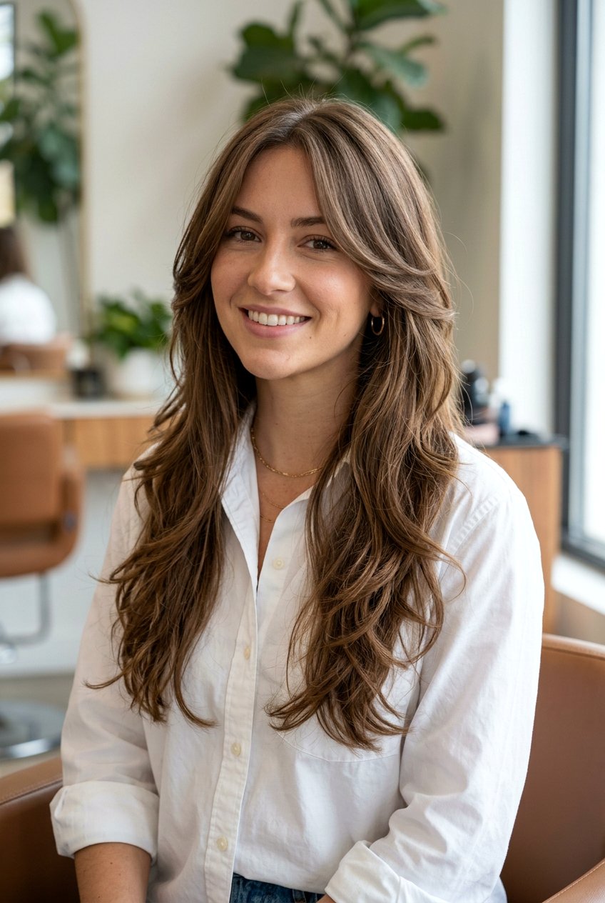 Long Layered Haircut with Face Framing Pieces - 20 sophisticated hairstyles for women - 20 sophisticated hairstyles for women