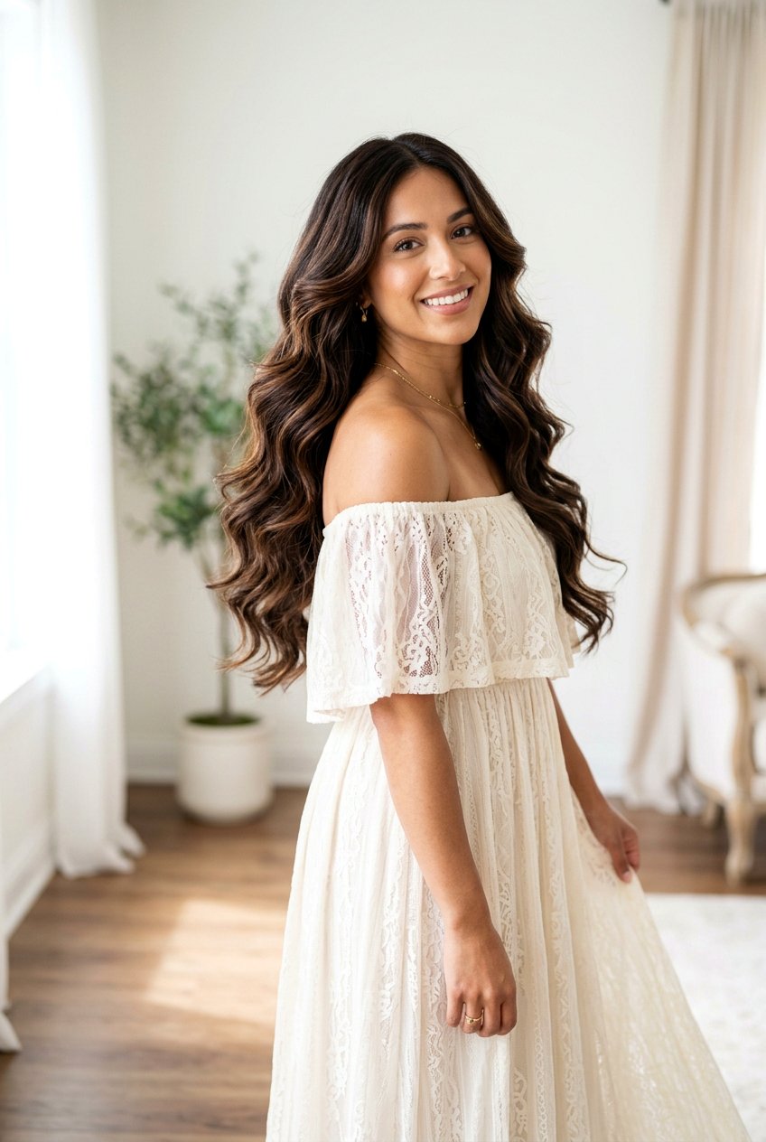 Long Layered Haircut with Mermaid Waves - 20 glamorous long haircut with layers - 20 glamorous long haircut with layers