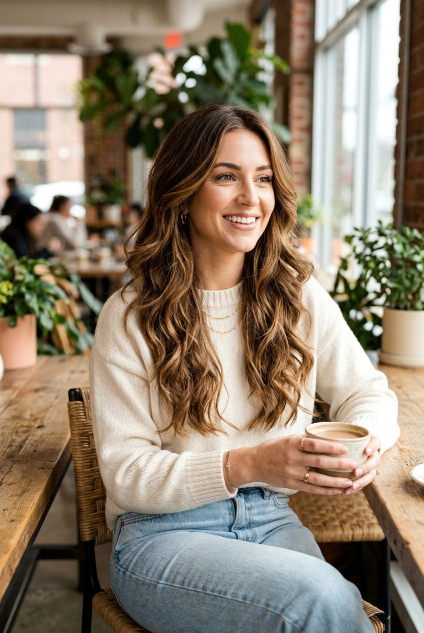 Long Layered Haircut with Waves - 20 glamorous long haircut with layers - 20 glamorous long haircut with layers