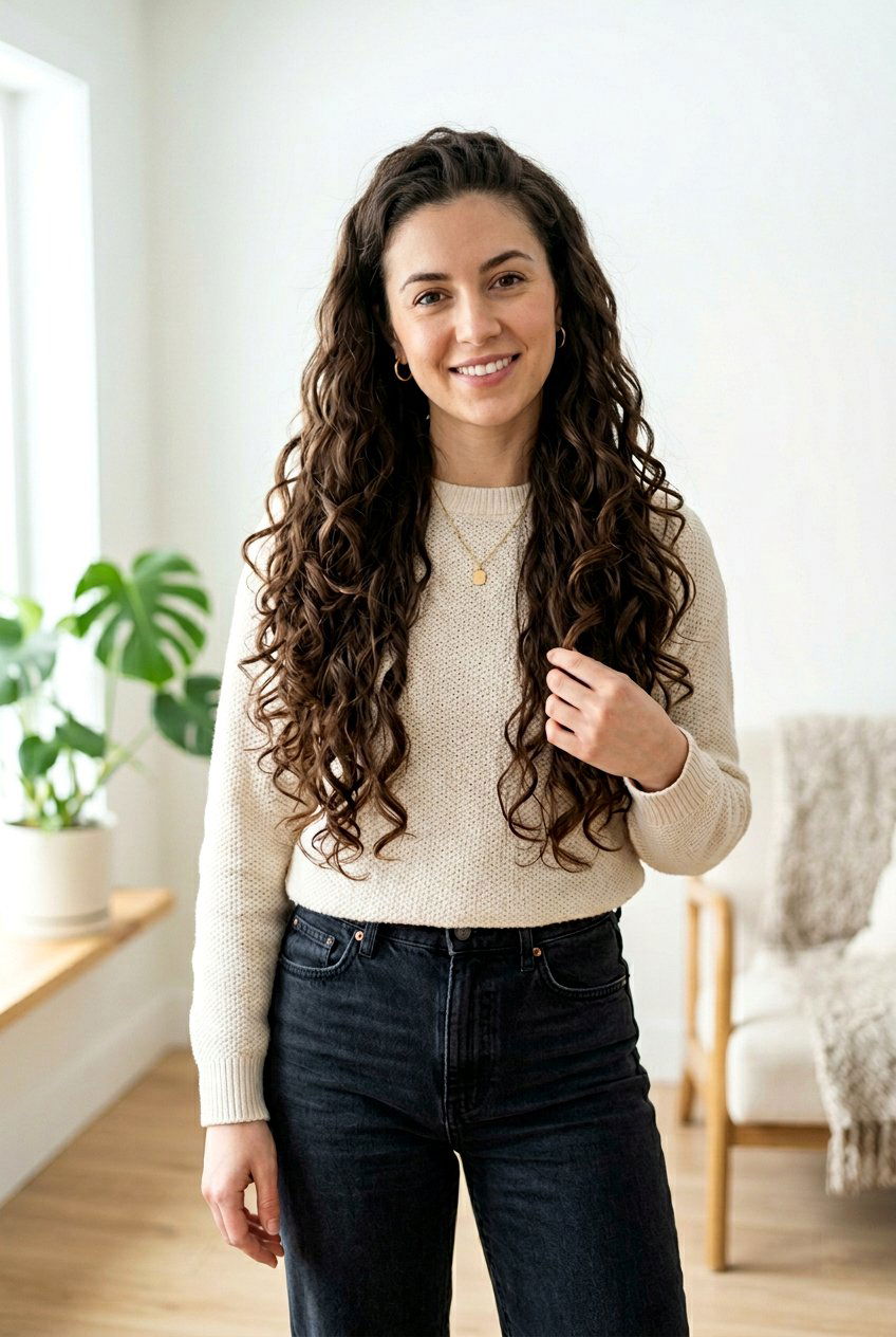 Long Layered Headband Curls - 20 headband curls hairstyle - 20 headband curls hairstyle