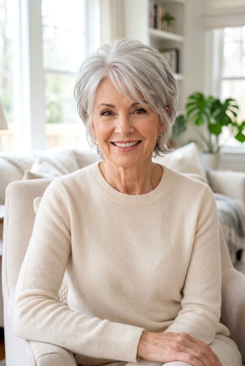 Long Layered Pixie Cut - 20 low maintenance layered haircut for mature women - 20 low maintenance layered haircut for mature women