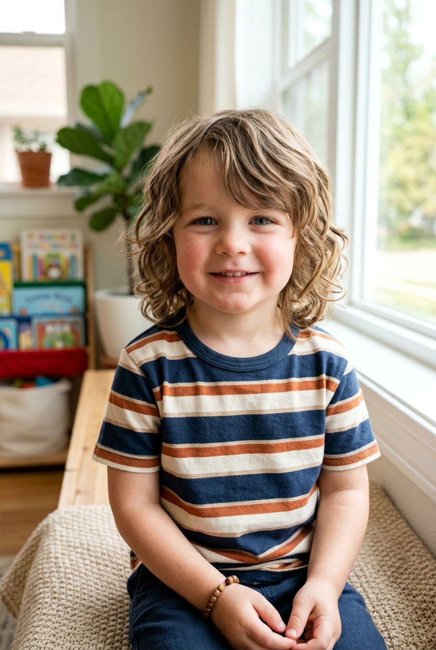 Long Layered Shag - 20 first haircut styles for toddler boys - 20 first haircut styles for toddler boys