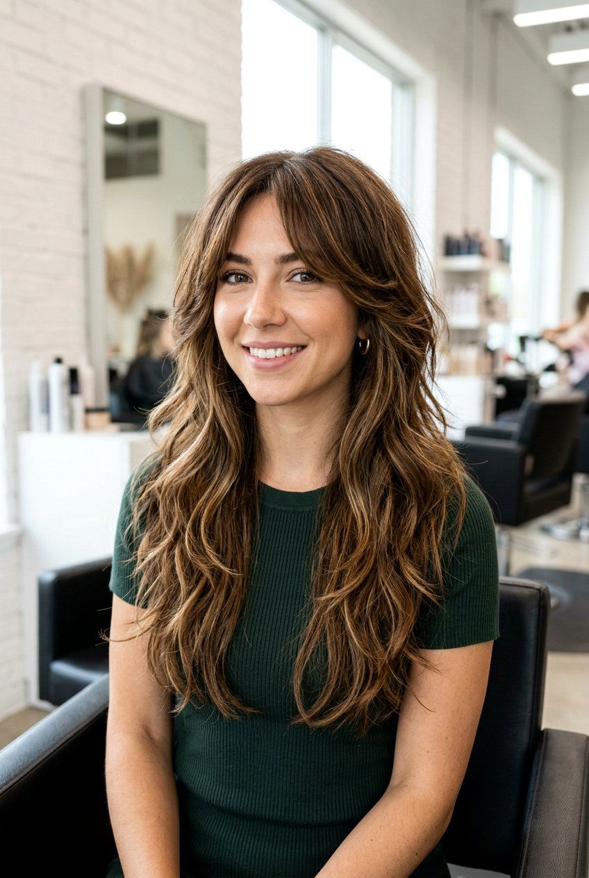 Long Layered Shag - 20 long shag haircut - 20 long shag haircut