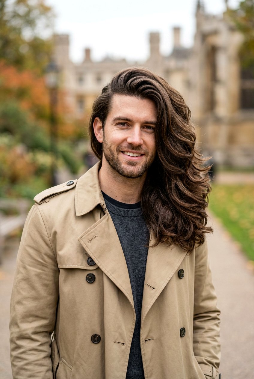 Long Layered Side Part - 20 long layered haircut for men - 20 long layered haircut for men