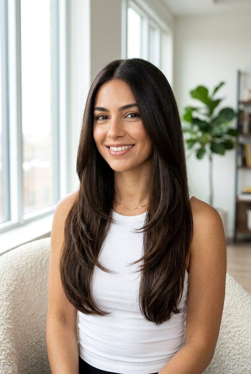 Long Layered Straight Haircut For Thick Hair - 20 long straight haircut for thick hair - 20 long straight haircut for thick hair