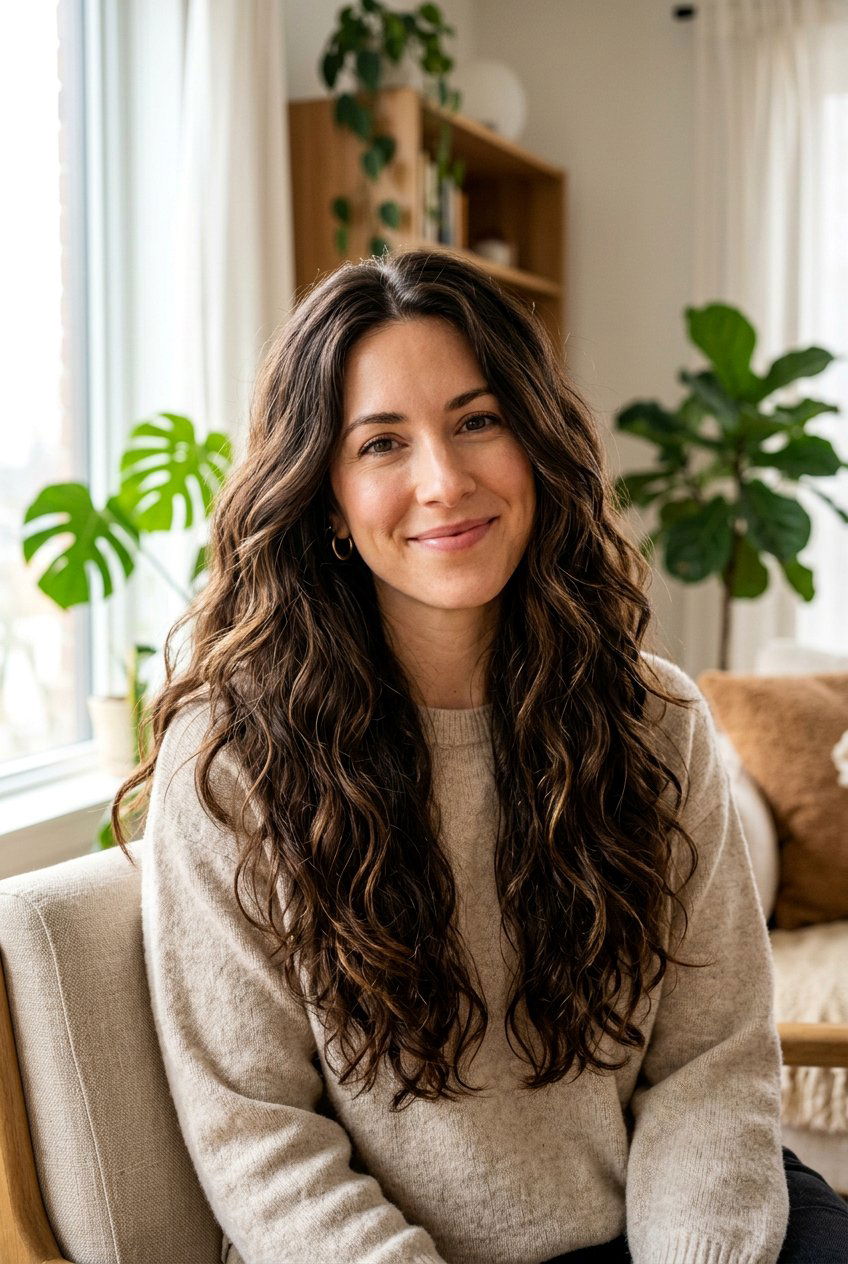 Long Layered Wavy Haircut - 20 healthy looking haircut for long hair - 20 healthy looking haircut for long hair