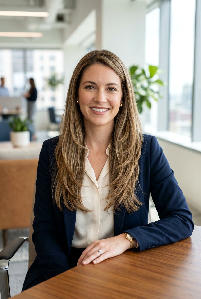 Long Layers - 20 low maintenance haircut for professional women - 20 low maintenance haircut for professional women