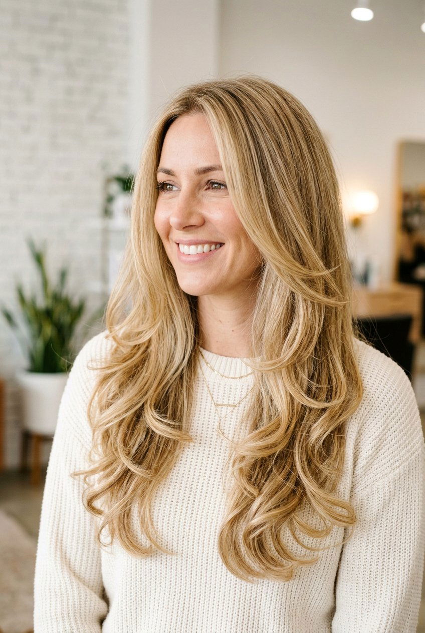 Long Layers - 20 hairstyles for fine hair - 20 hairstyles for fine hair