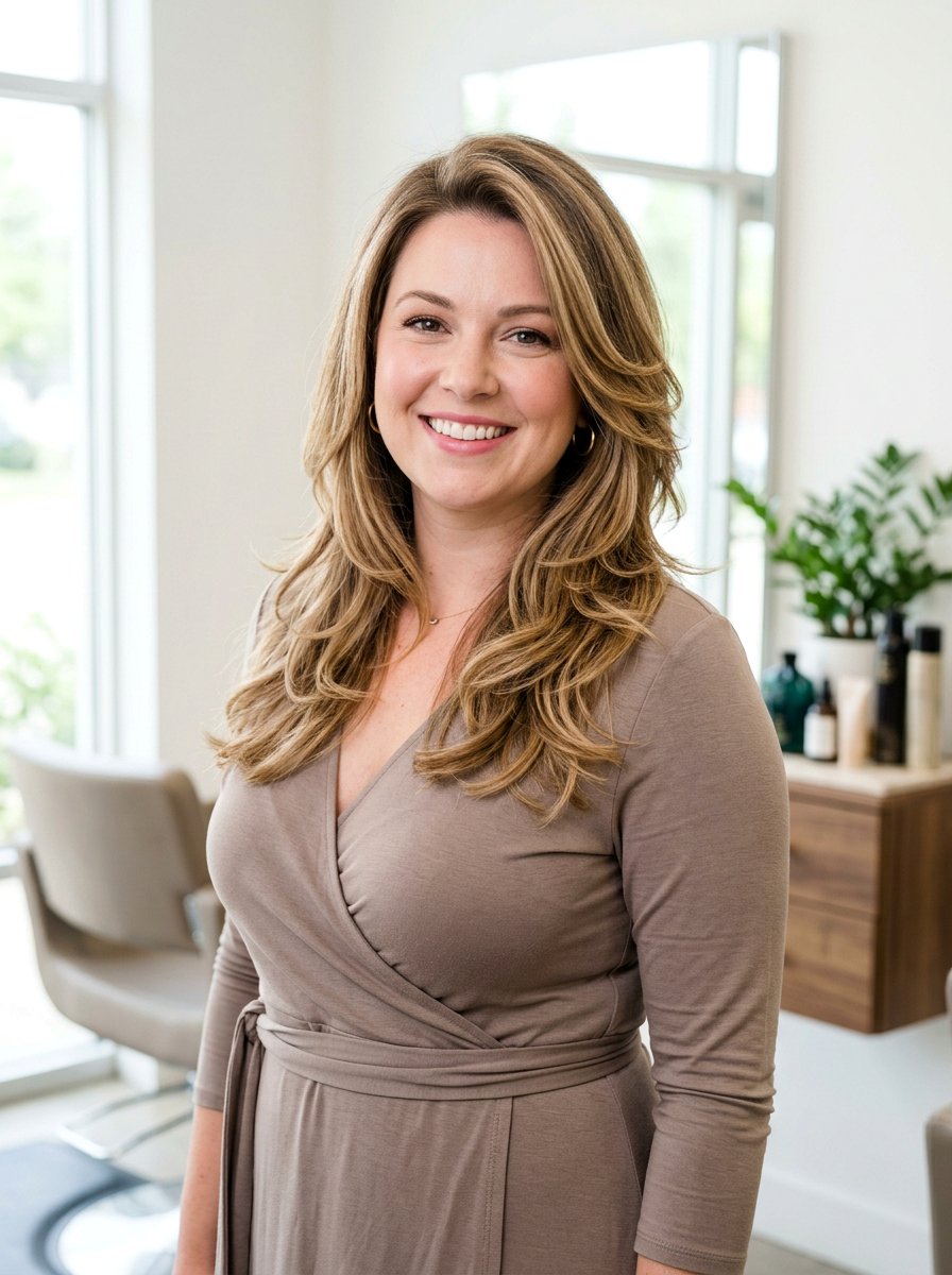 Long Layers For Round Face - 20 polished long layers haircut - 20 polished long layers haircut