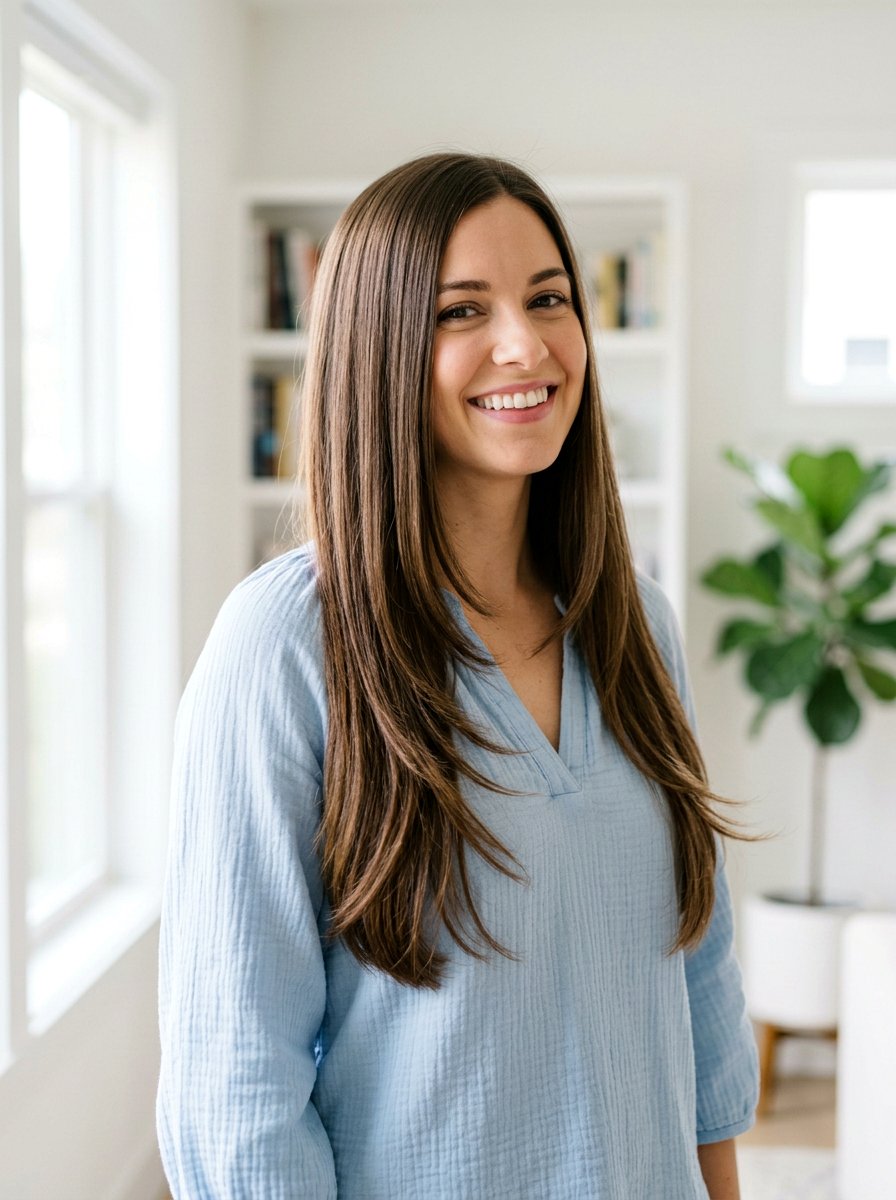 Long Layers For Straight Hair - 20 polished long layers haircut - 20 polished long layers haircut