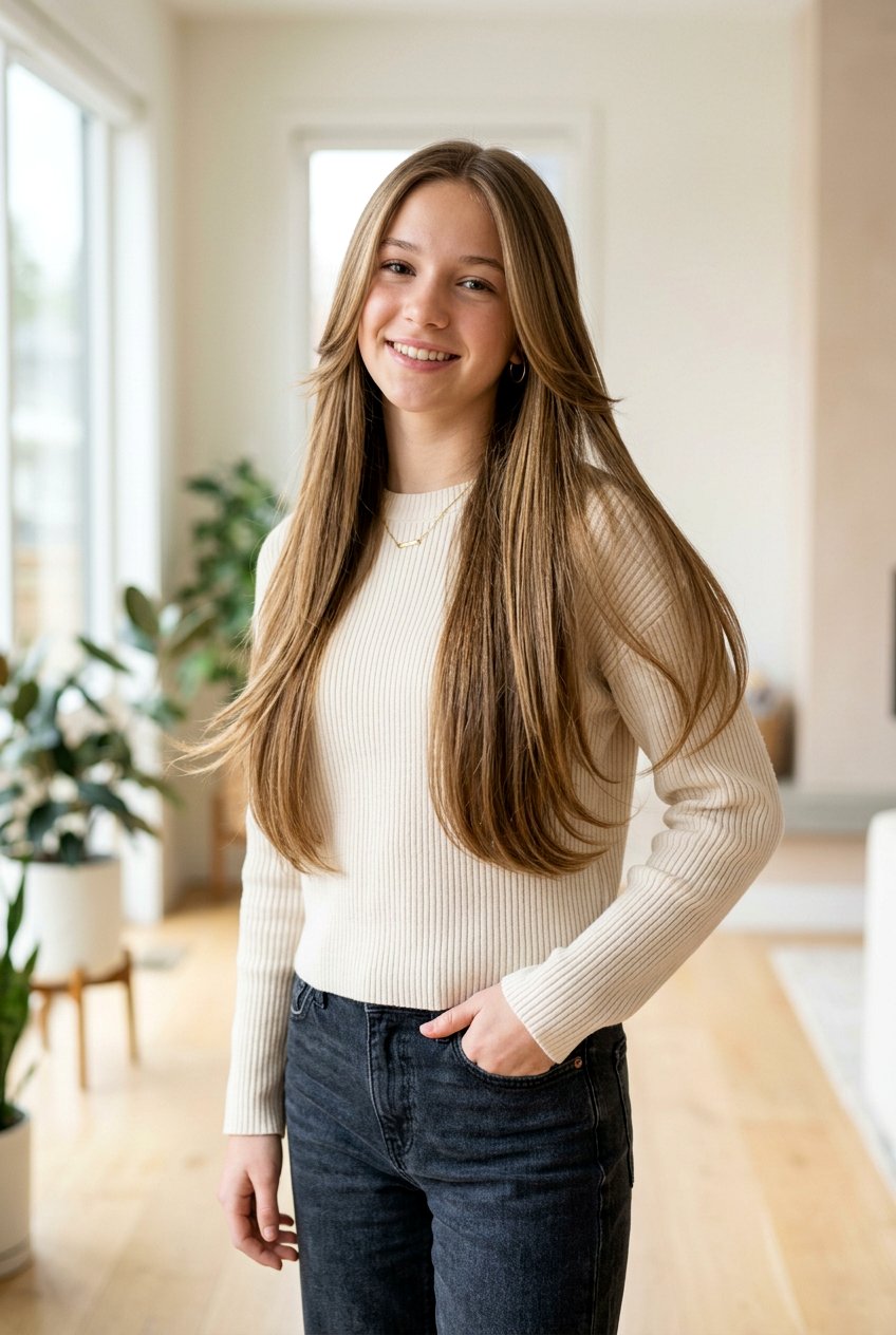 20 Cute Long Layers for Teenage Girls to Inspire Your Look