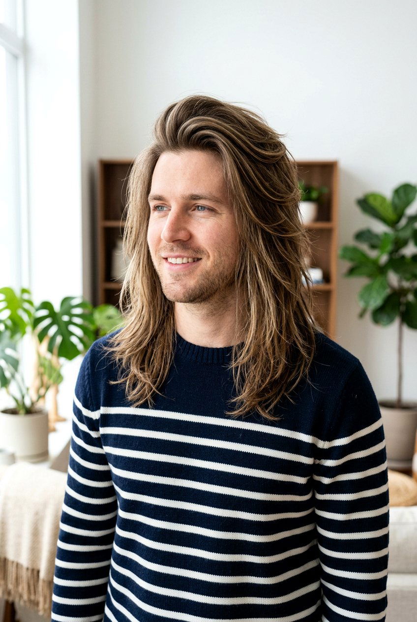 Long Layers For Thin Hair - 20 long layered haircut for men - 20 long layered haircut for men