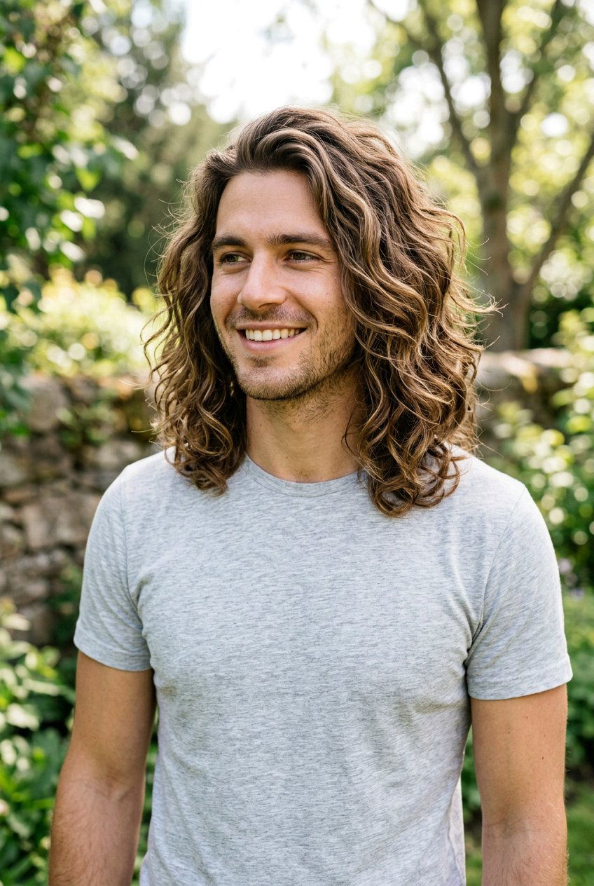 Long Layers For Wavy Hair - 20 long layered haircut for men - 20 long layered haircut for men