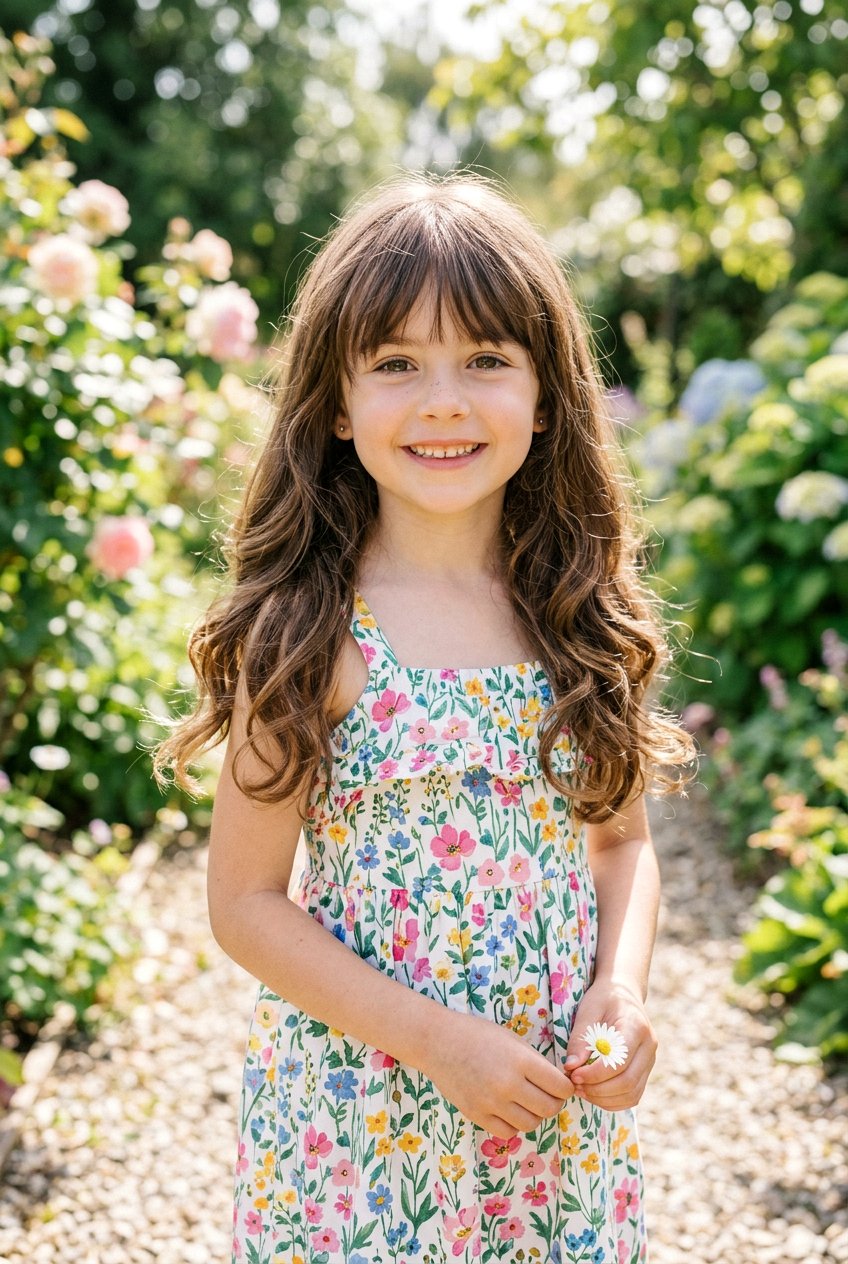 Long Layers With Bangs - 20 little girls haircut with layers - 20 little girls haircut with layers