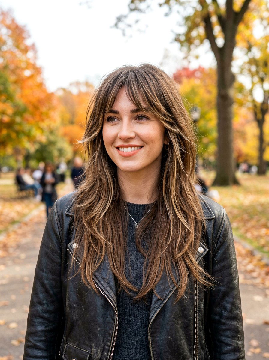 Long Layers With Choppy Face Frame - 20 college girls long layers with face frame - 20 college girls long layers with face frame