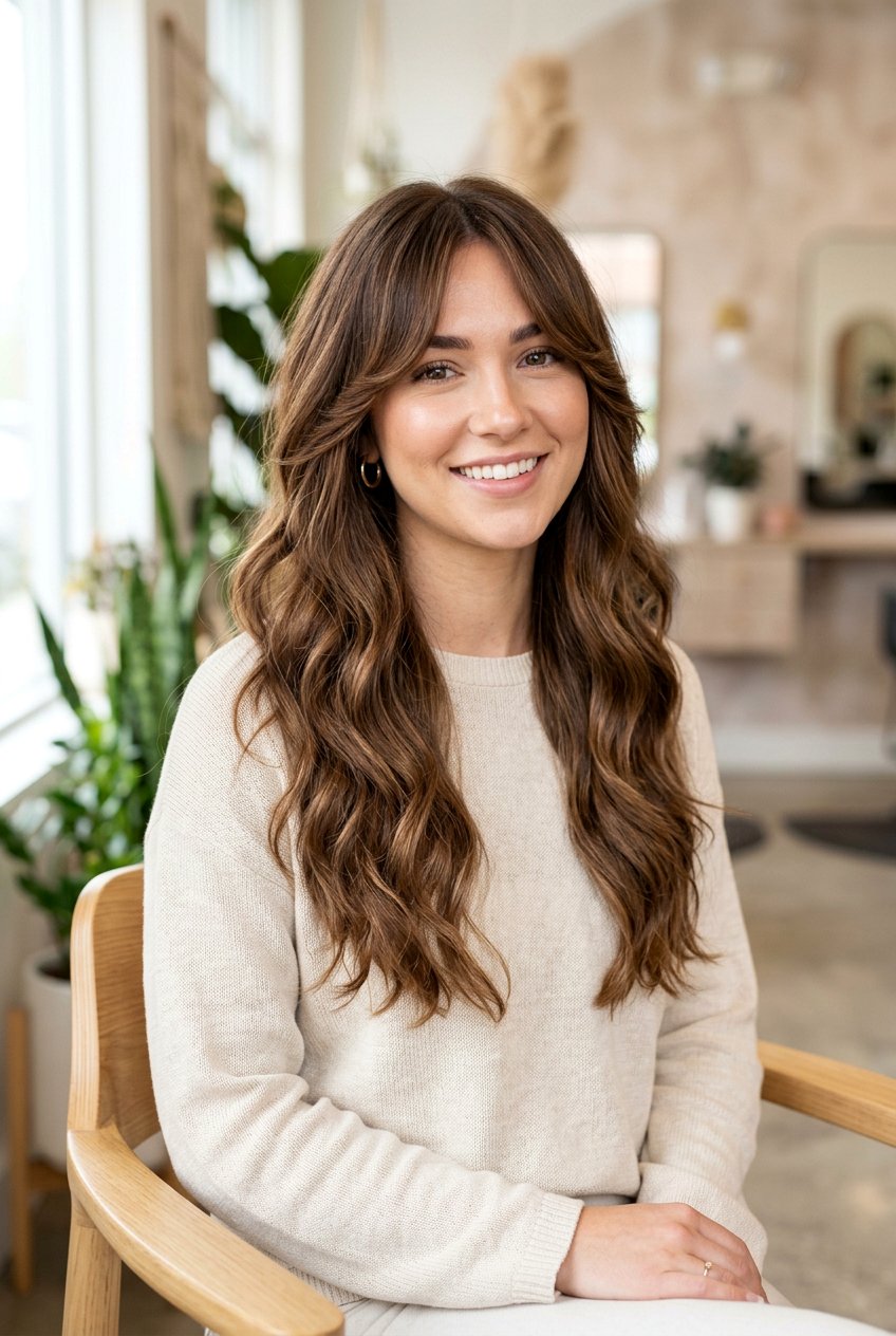 Long Layers With Curtain Bangs - 20 low maintenance long layers haircut - 20 low maintenance long layers haircut