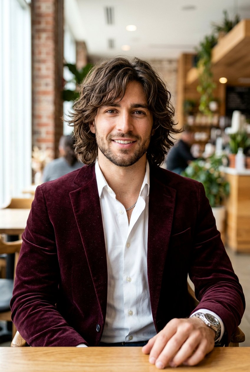 Long Layers With Fringe - 20 long layered haircut for men - 20 long layered haircut for men